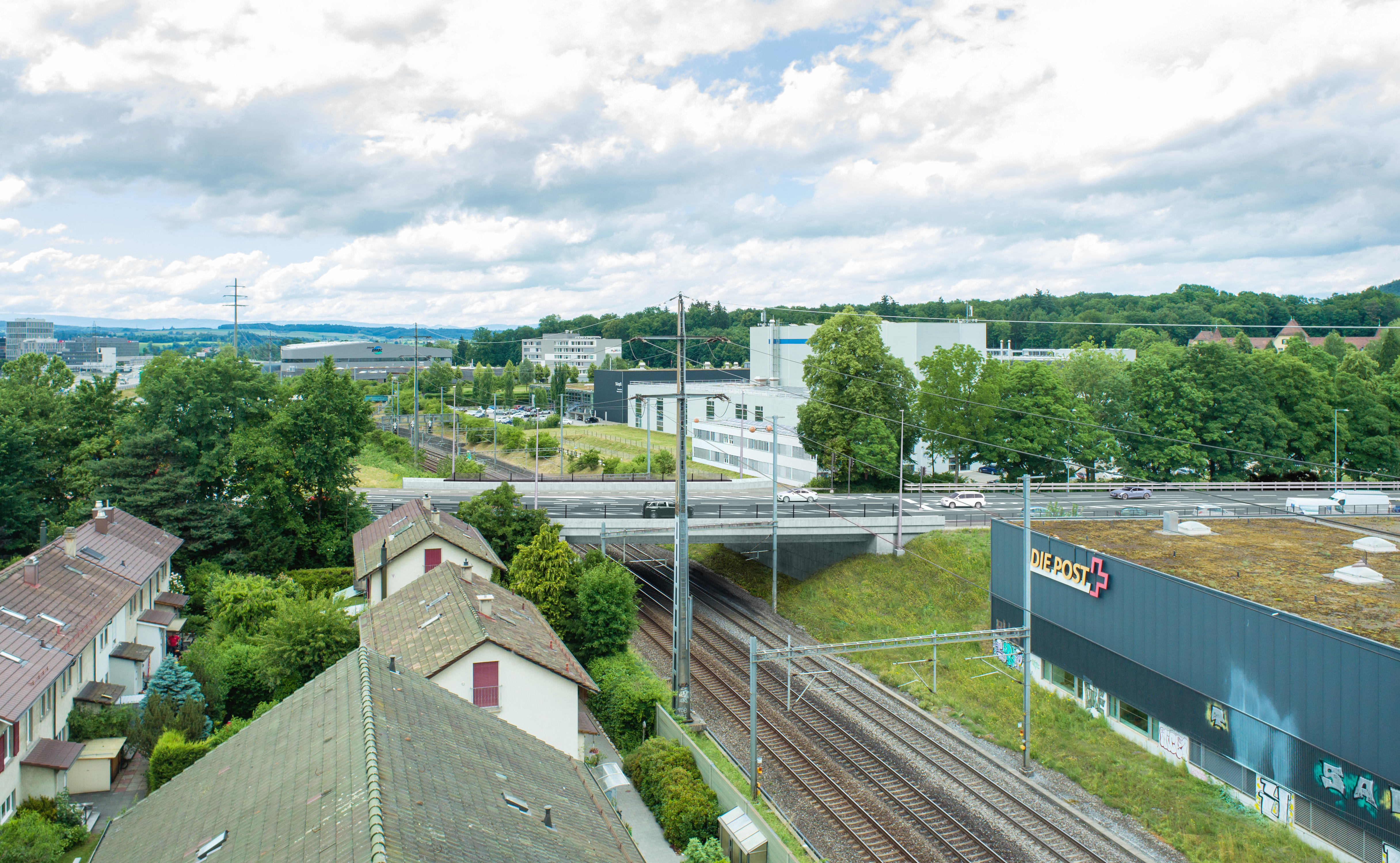 Projekt Neubau Strassenüberführung Bolligenstrasse Bern; Copyright Tiefbauamt des Kantons Bern