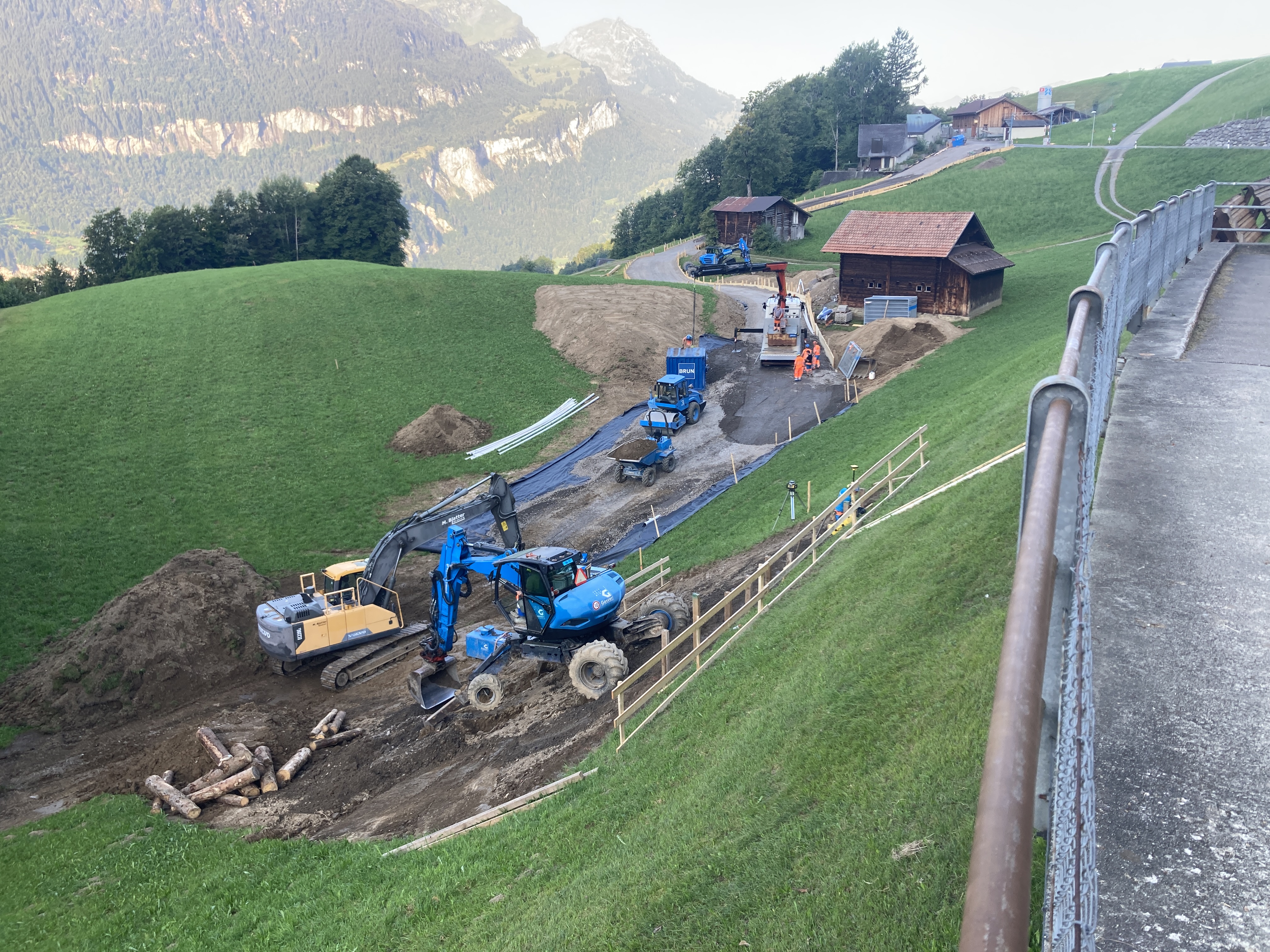 Ersatz Alpbachbrücke Hasliberg, Copyright Tiefbauamt des Kantons Bern