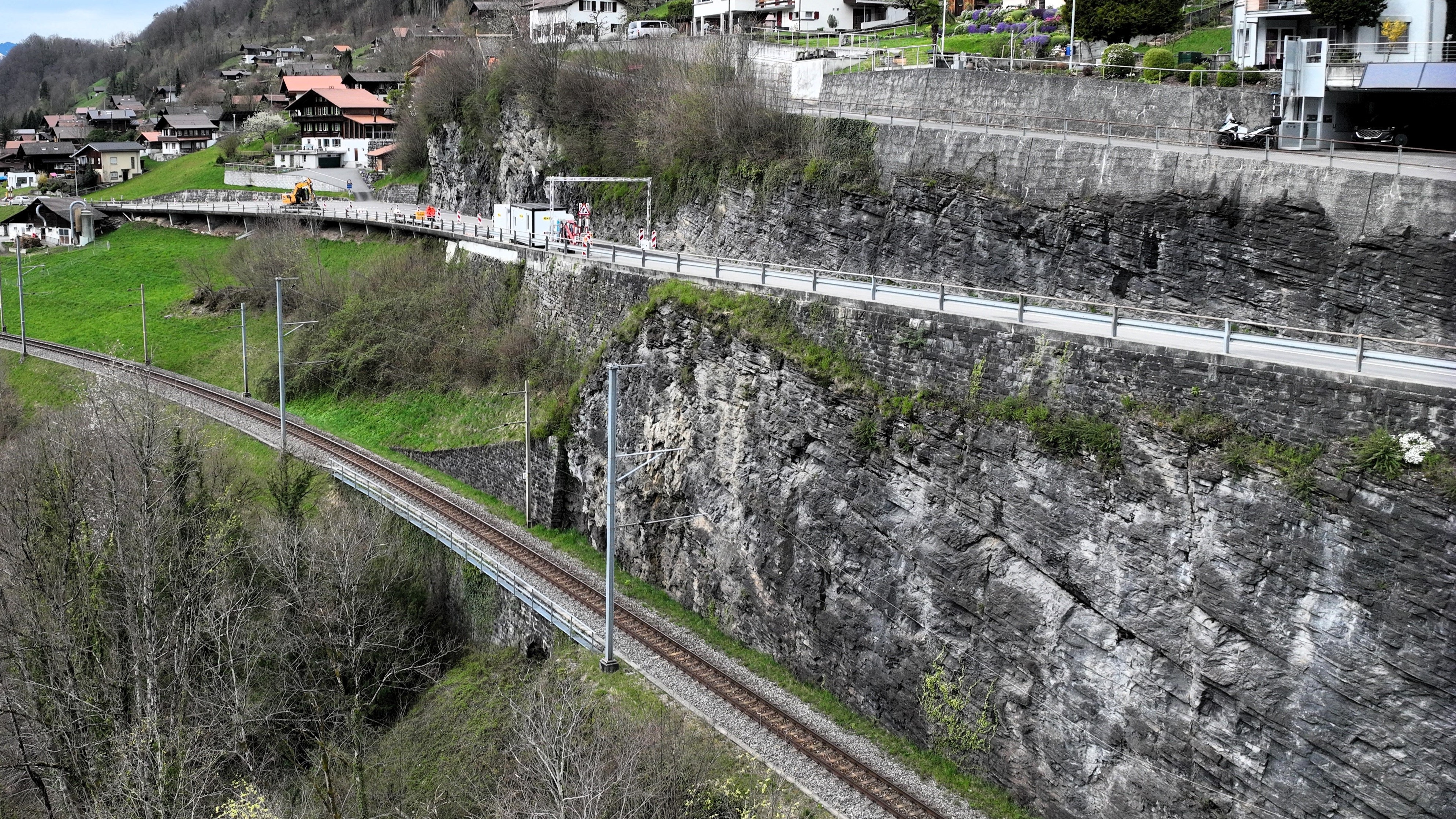 Lehnenbrücke Schorren in Niederried, Copyright Tiefbauamt des Kantons Bern