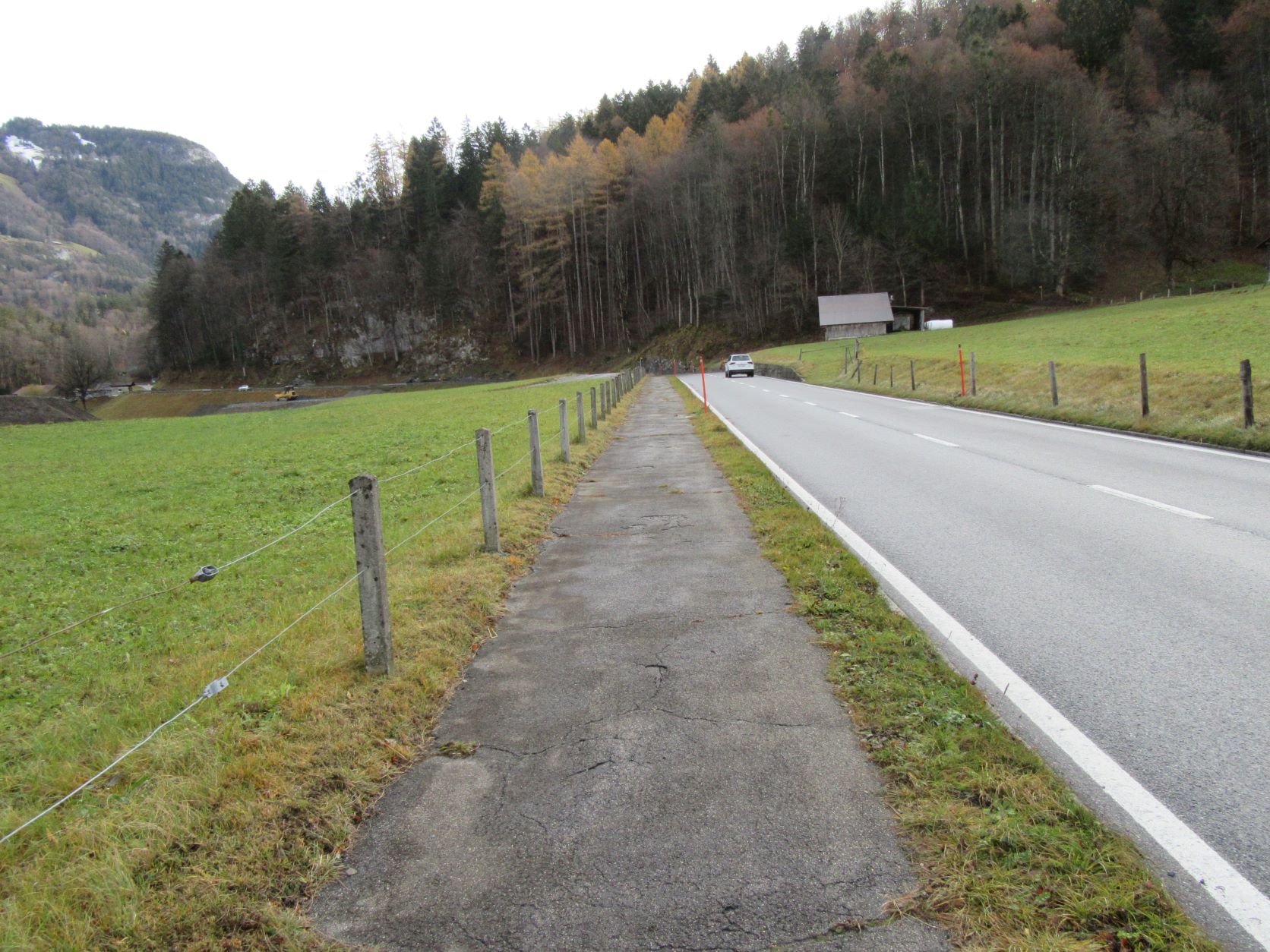Projekt Neubau Radstreifen Chirchet, Copyright Tiefbauamt des Kantons Bern