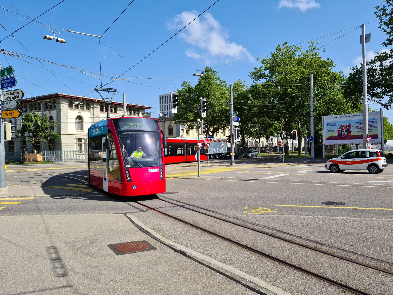Bild: T. Willen, BERNMOBIL, Projekt Neue Haltestelle Guisanplatz Bern