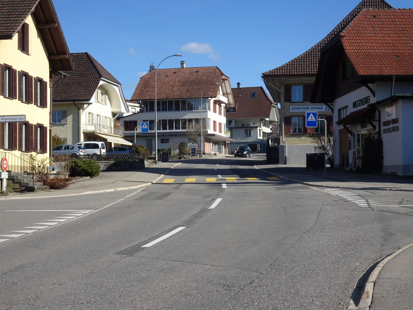 Sanierung Ortsdurchfahrt Biglen; Copyright Tiefbauamt des Kantons Bern