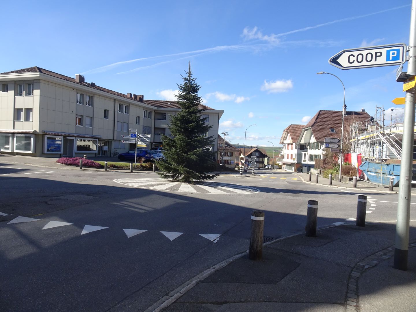 Sanierung Ortsdurchfahrt Biglen; Copyright Tiefbauamt des Kantons Bern