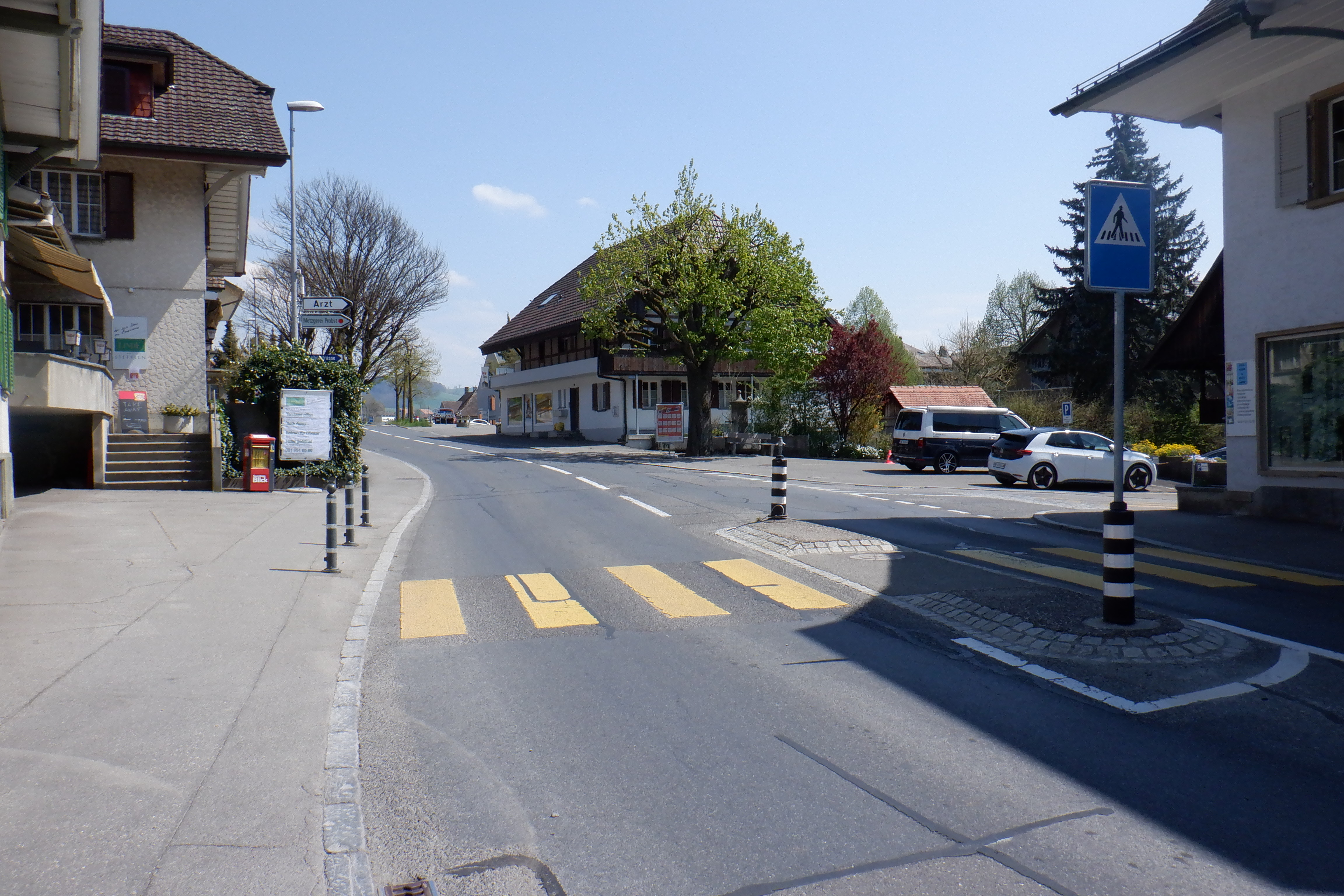 Sanierung Ortsdurchfahrt Stettlen, Copyright Tiefbauamt des Kantons Bern