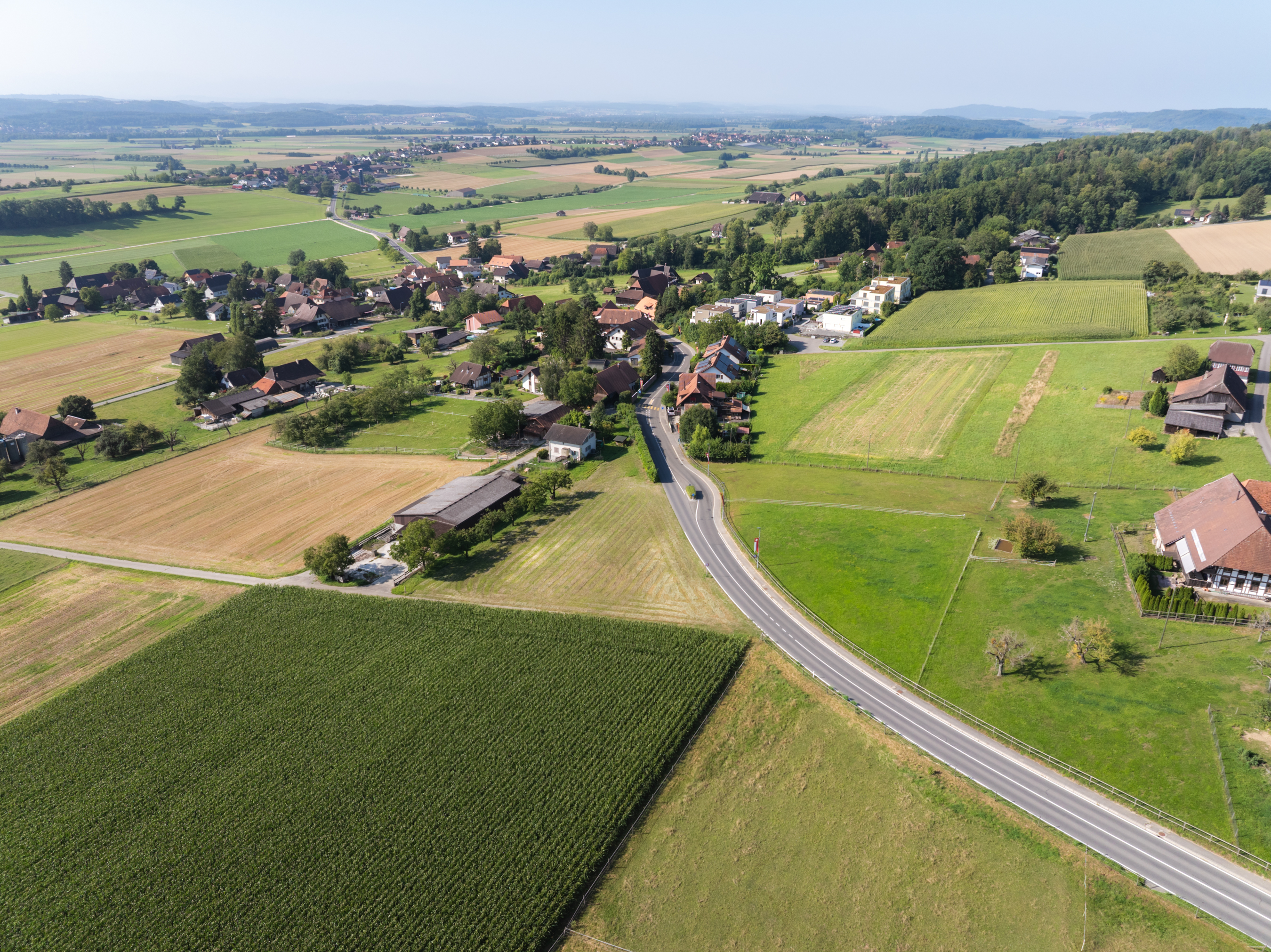 Projekt Radwegverbindung Bellmund - Hermrigen; Tiefbauamt des Kantons Bern
