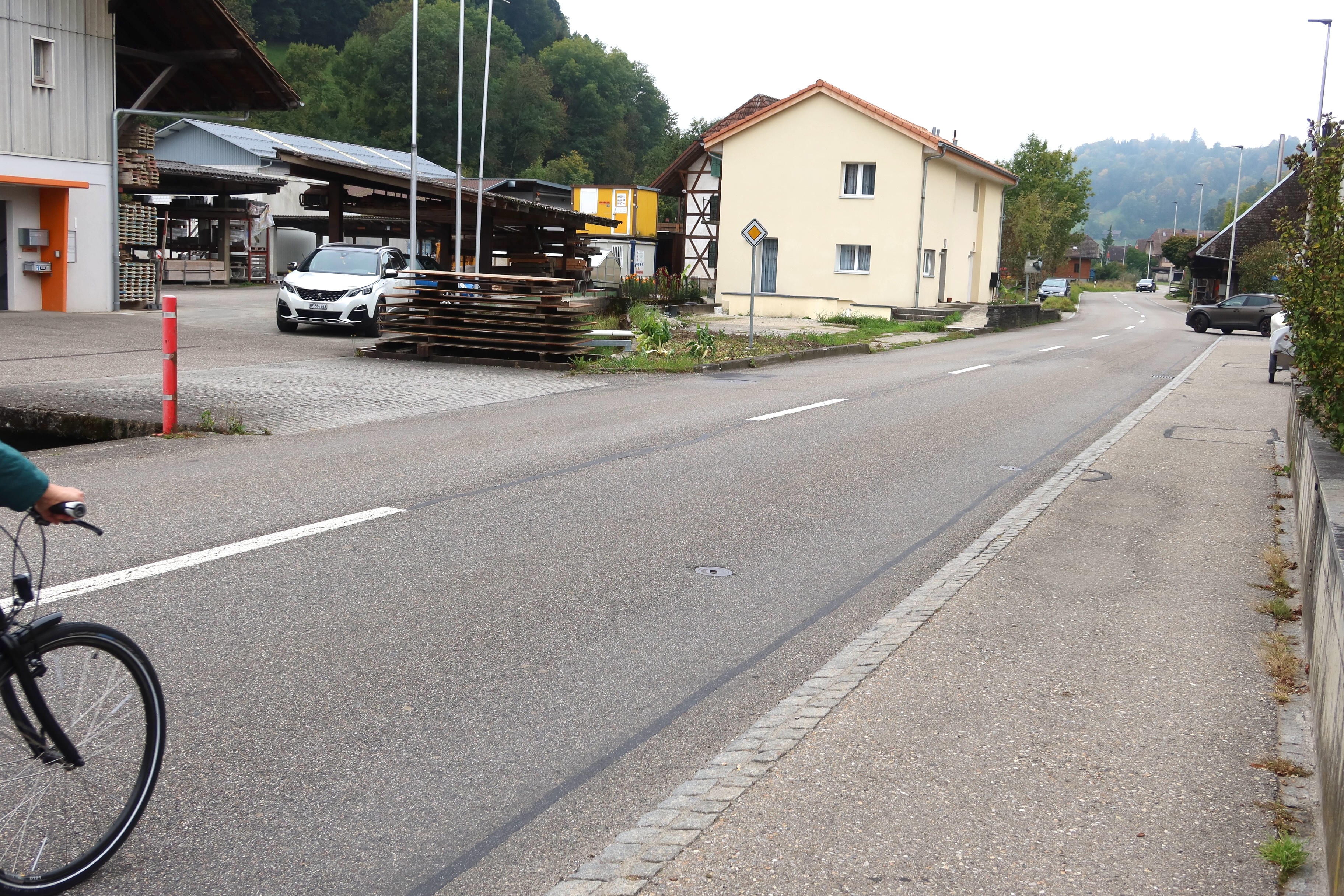 Neubau Radweg und Instandsetzung Krauchthalstrasse Oberburg; Copyright Tiefbauamt des Kantons Bern