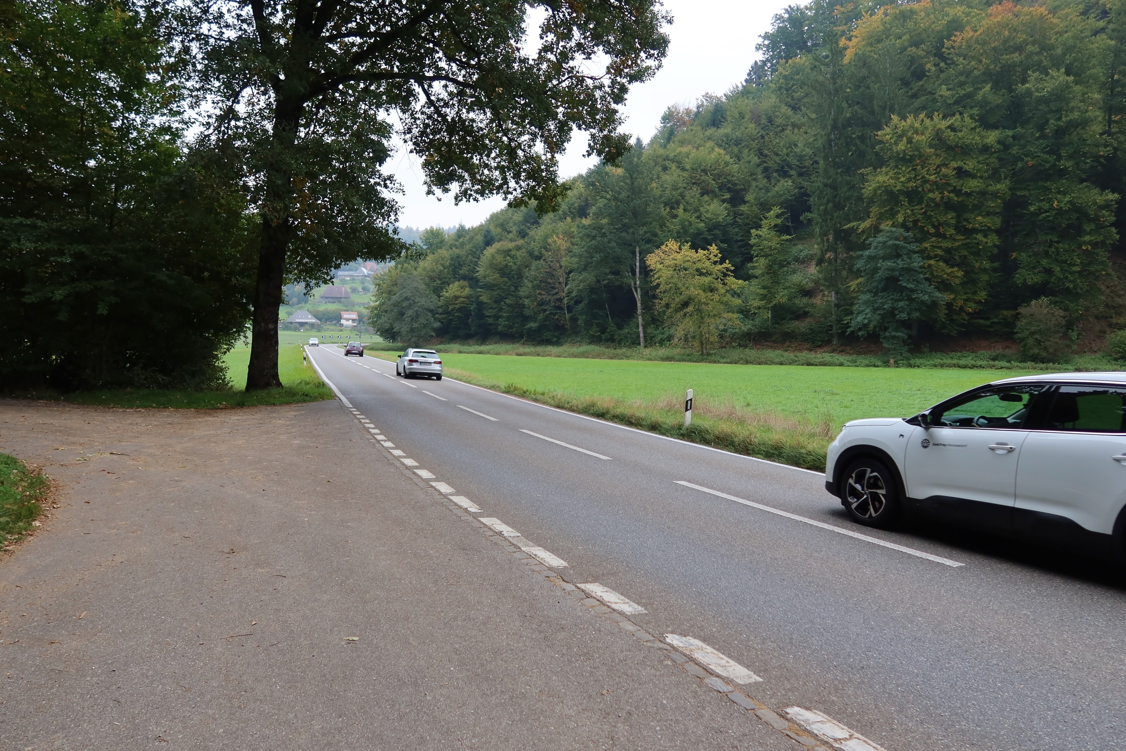 Neubau Radweg und Instandsetzung Krauchthalstrasse Oberburg; Copyright Tiefbauamt des Kantons Bern