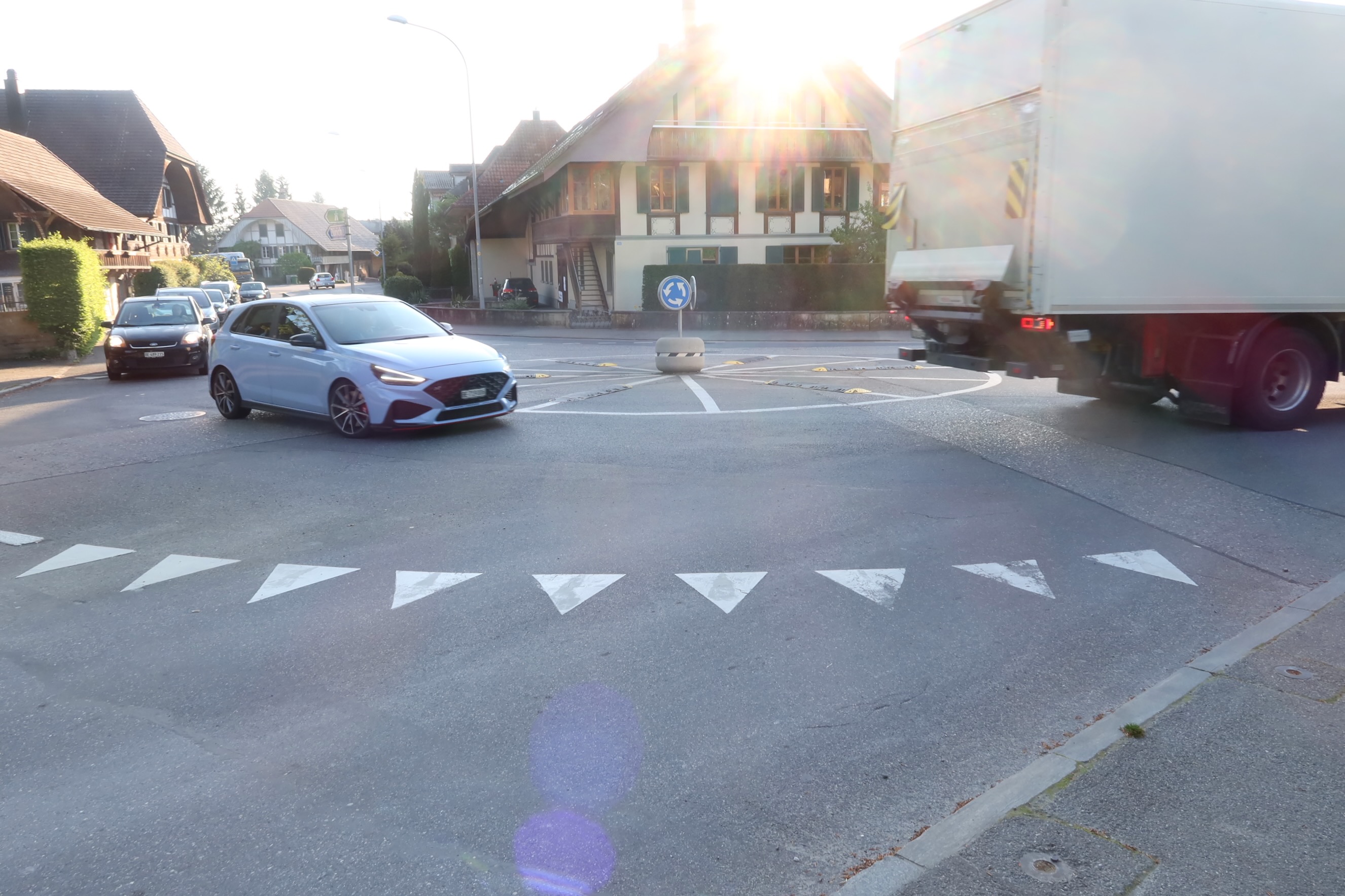 Sanierung Dorfstrasse Hindelbank, Copyright Tiefbauamt des Kantons Bern