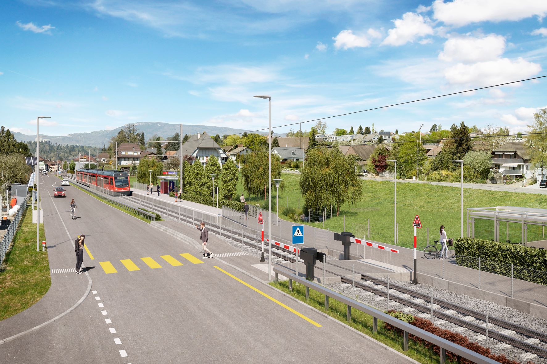 Verkehrssanierung, Aarwangen, Copyright Tiefbauamt des Kantons Bern